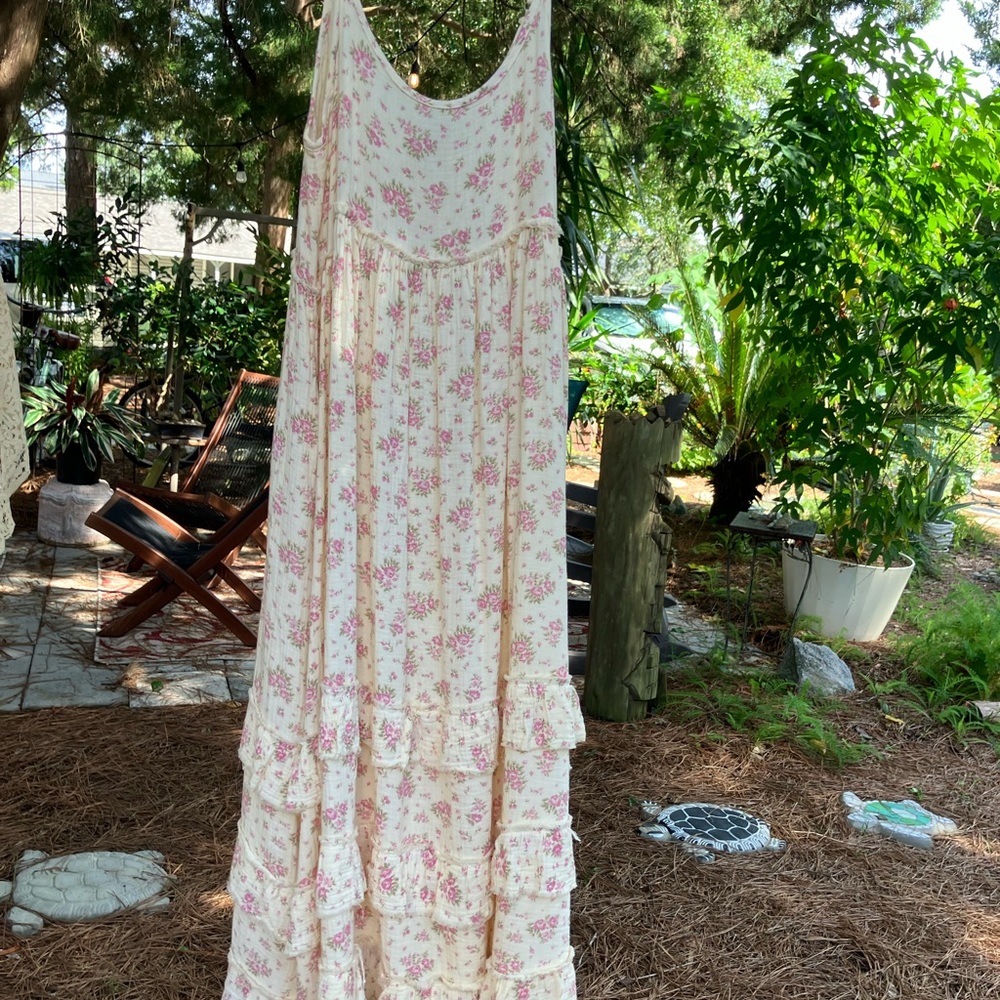 Jaded Gypsy Cotton Floral Dress - Picture 3 of 4